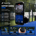 PadelClip™ — Support Caméra Vitre